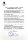 Decreto de Alcalda por el que se suspenden las licencias de veladores en el trmino municipal de Badajoz