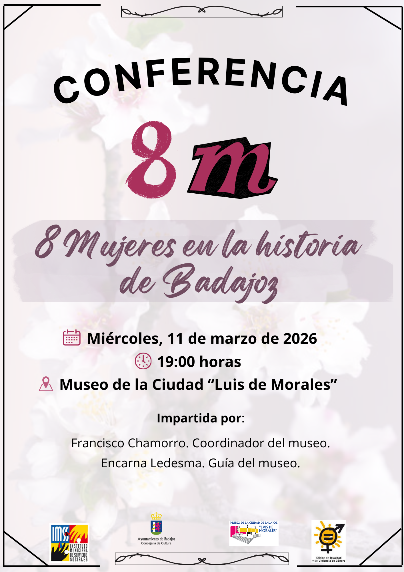 Cartel 8 Mujeres Historia Badajoz