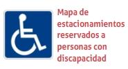 Mapa de estacionamientos reservados a personas con discapacidad