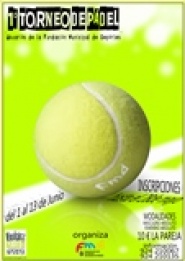 1� TORNEO DE PADEL "Usuarios de la F.M.D."