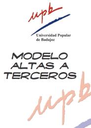 MODELO PARA ALTAS A TERCEROS