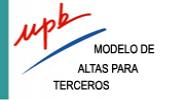 MODELO PARA ALTAS A TERCEROS