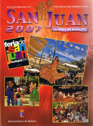 San Juan 2007. La feria de Badajoz. Revista oficial del ayuntamiento de Badajoz