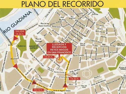 Plano del recorrido