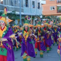 Desfile de artefactos, comparsas y entierro de la sardina