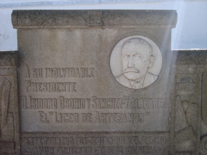 Lpida de Isidoro Osorio y Snchez Valladares. Foto: lvaro Melndez Teodoro.