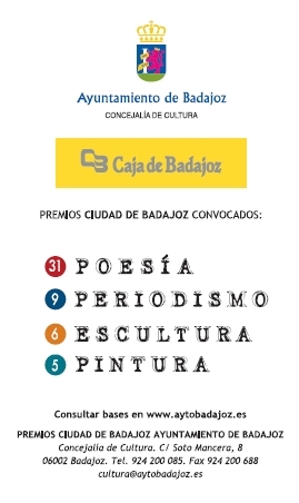Premios Ciudad de Badajoz 2012