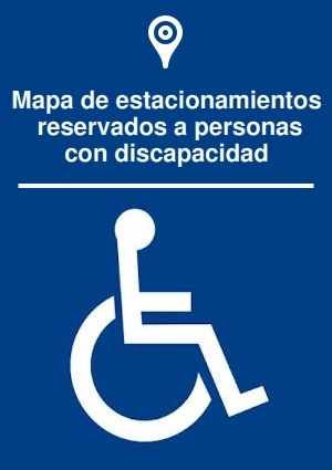 Mapa de estacionamientos reservados a personas con discapacidad