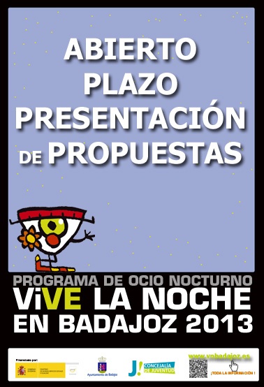 Programa Vive la Noche en Badajoz 2013