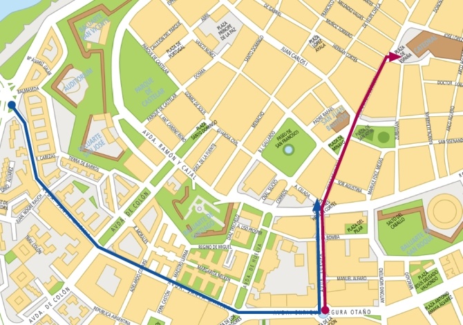 Mapa Desfiles Carnaval