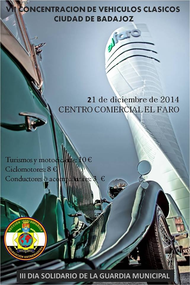 VII Concentracin de Vehculos Clsicos Ciudad de Badajoz