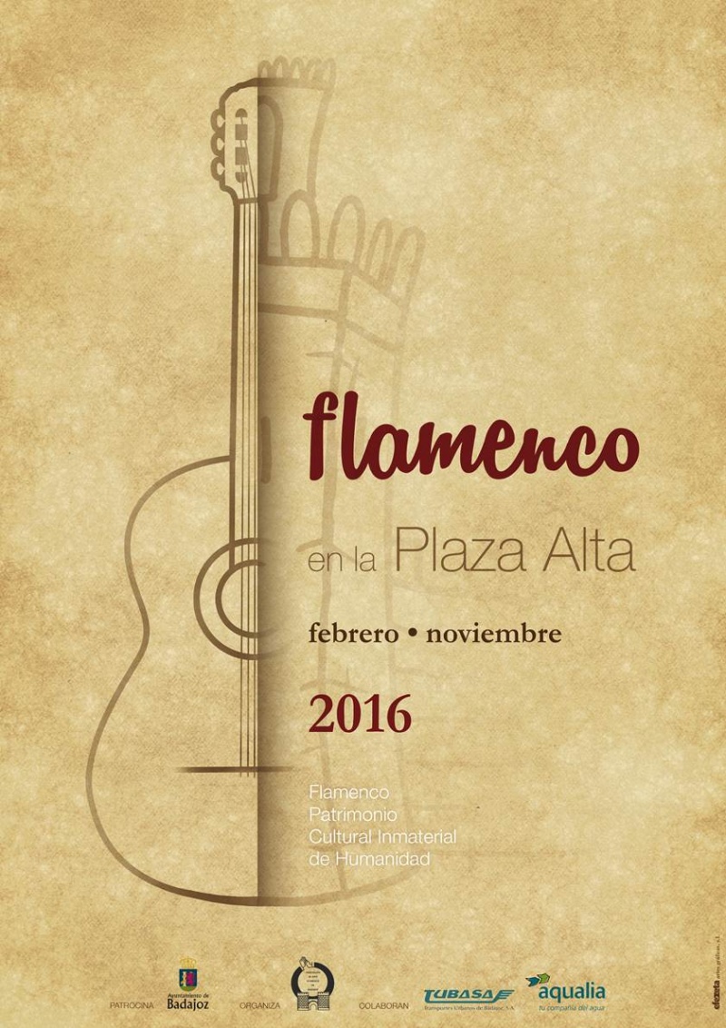Cartel Flamenco en la Plaza Alta