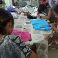 Taller "personaliza tu ropa" - Sagrajas. - 1