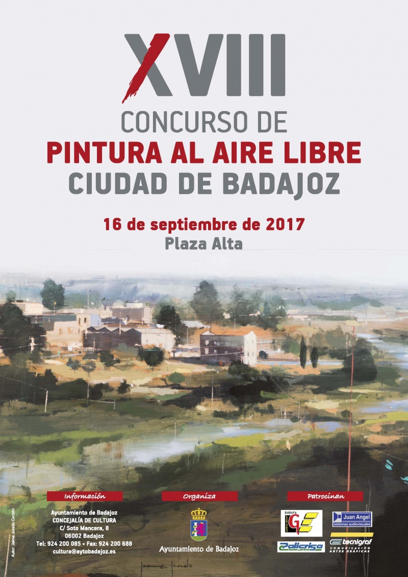 XVIII Concurso de Pintura al Aire Libre Ciudad de Badajoz