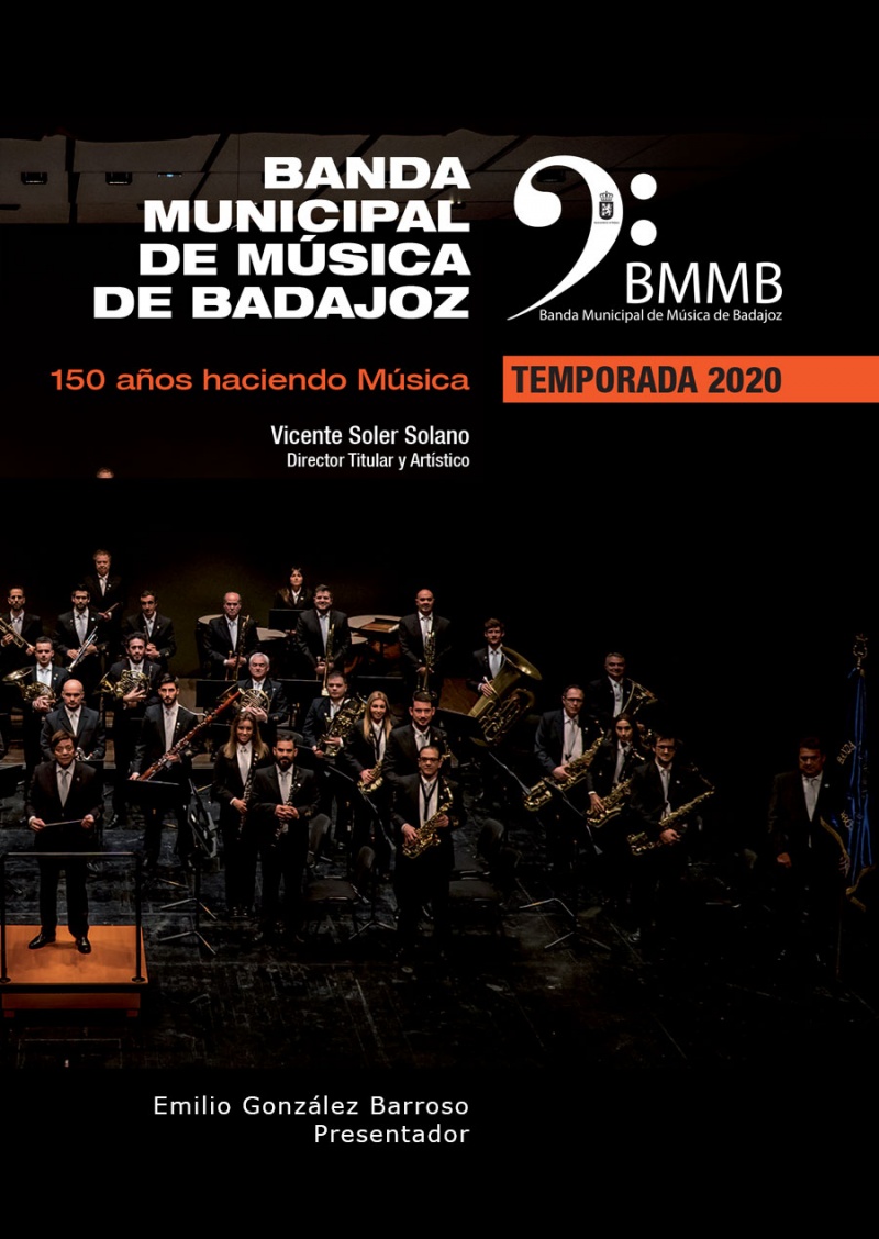 Banda Municipal de M�sica de Badajoz: Programa de la Temporada 2020