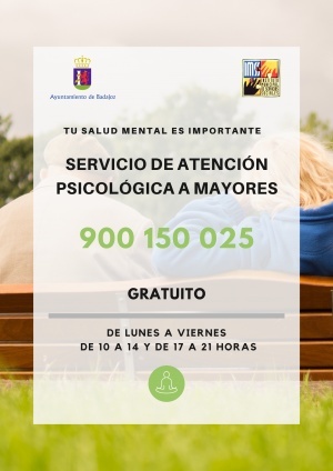 SERVICIO DE ATENCIN PSICOLGICA A MAYORES