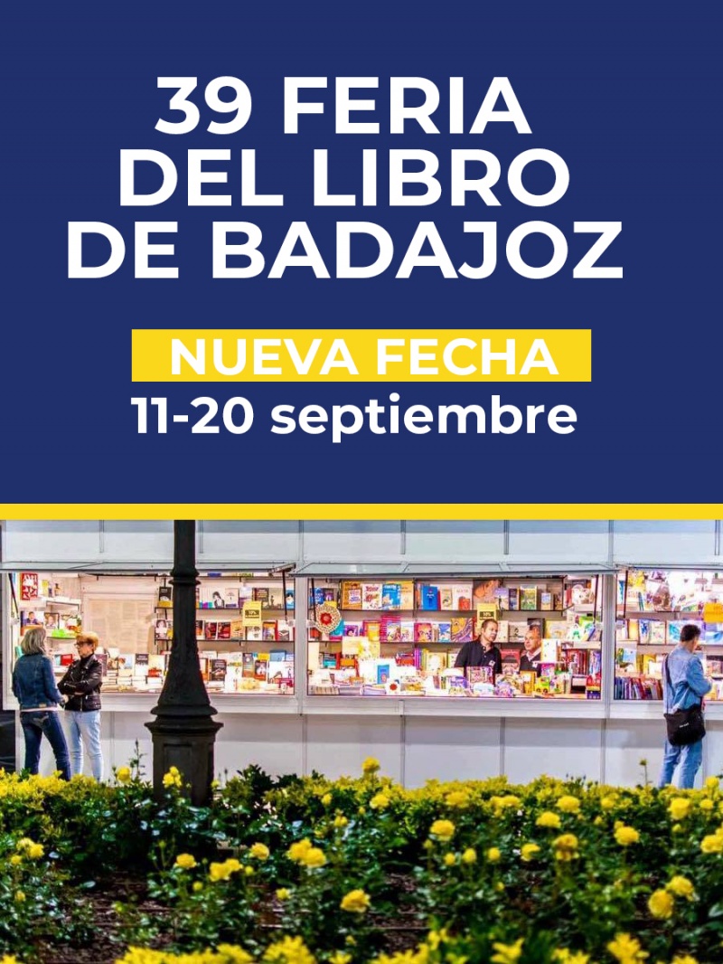 Cartel 39 Feria del Libro de Badajoz