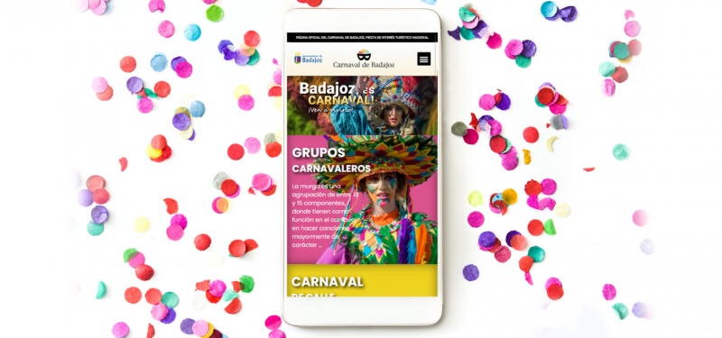 Nueva pgina web oficial del Carnaval de Badajoz