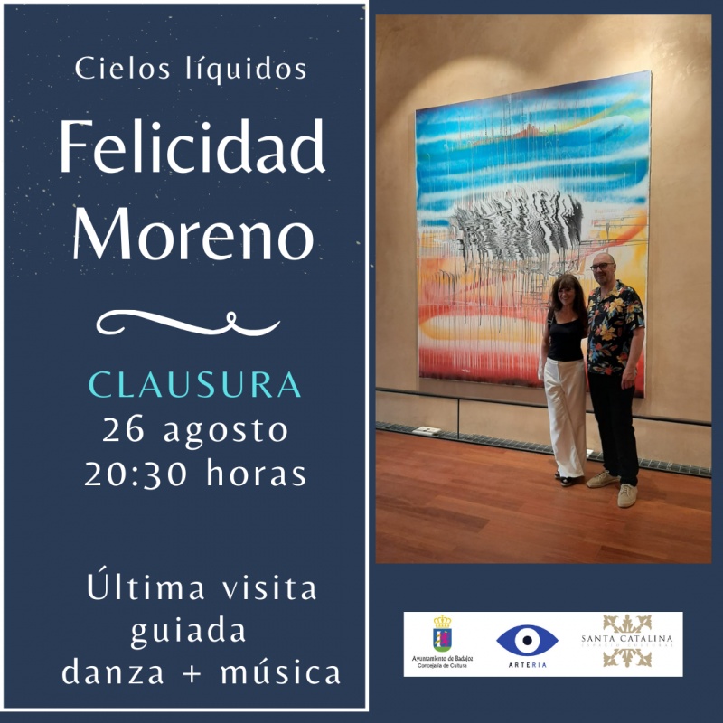 Cartel clausura exposicin Felicidad Moreno