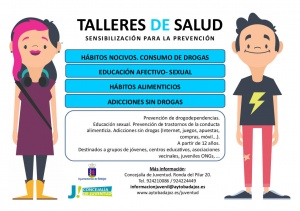 Cartel talleres de salud