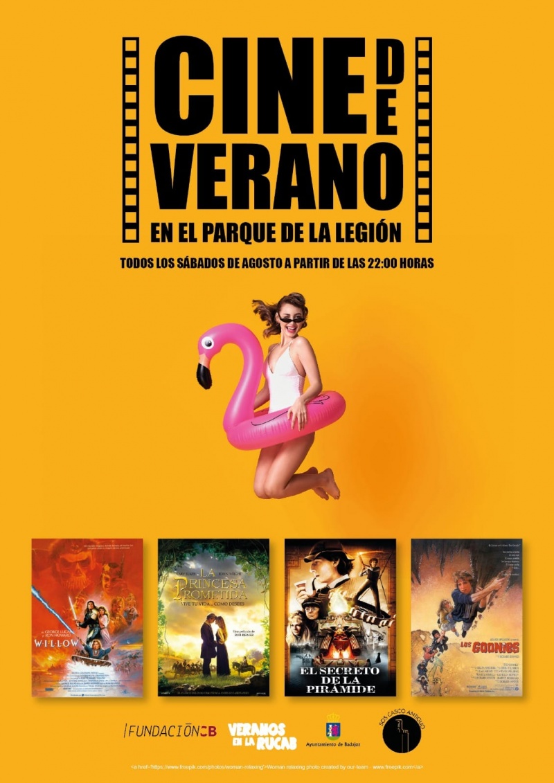 Cine verano parque legin badajoz verano 2022