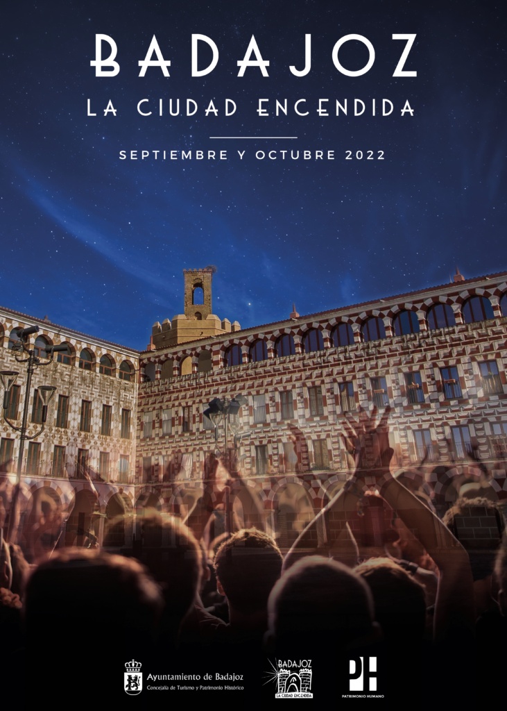 badajoz la ciudad encendida 2022 cartel