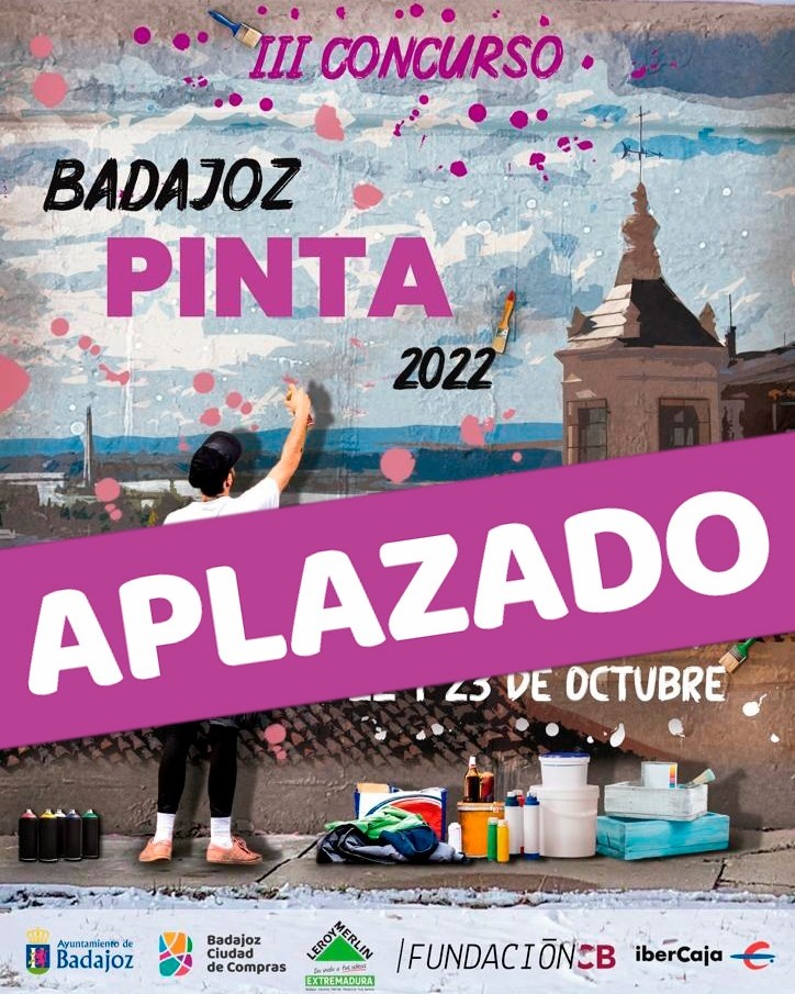 Badajoz Pinta 2022 se retrasa por las lluvias al 26 de noviembre