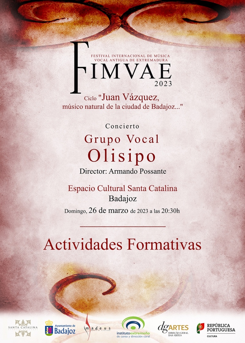 Concierto del Grupo Vocal Olisipo en el Espacio Cultural Santa Catalina