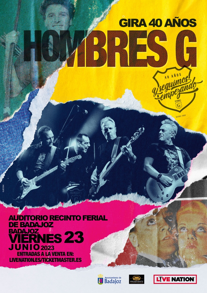 Concierto Hombres G Ayuntamiento de Badajoz