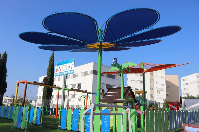 En servicio el nuevo parque infantil inclusivo de La Pilara