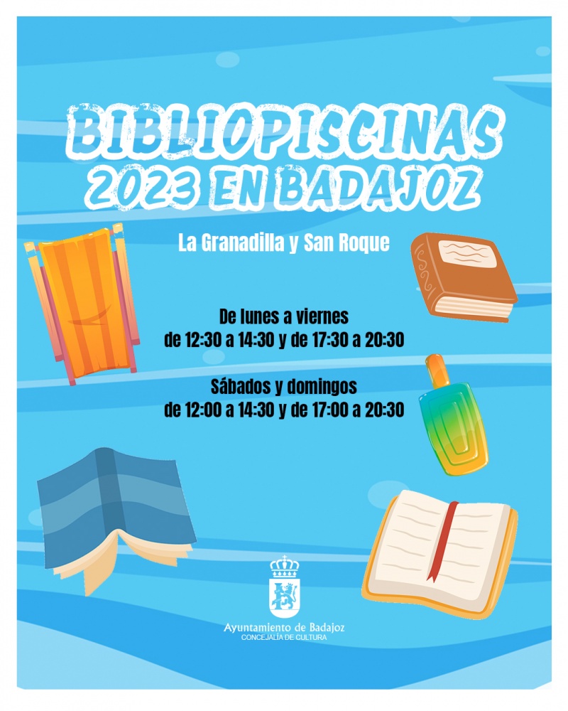 Bibliopiscinas Badajoz 2023