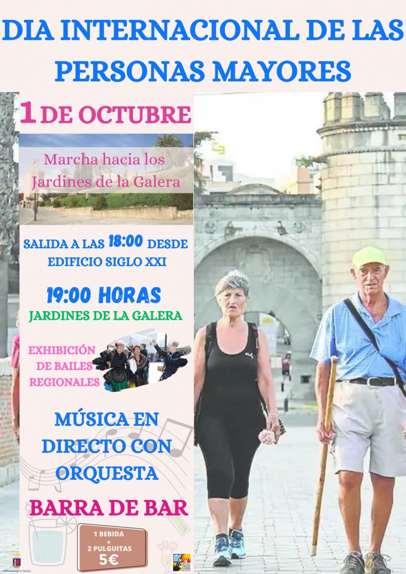 Badajoz celebra el D�a Internacional de las Personas Mayores este domingo