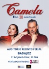 Cartel Camela Feria San Juan Badajoz 2024