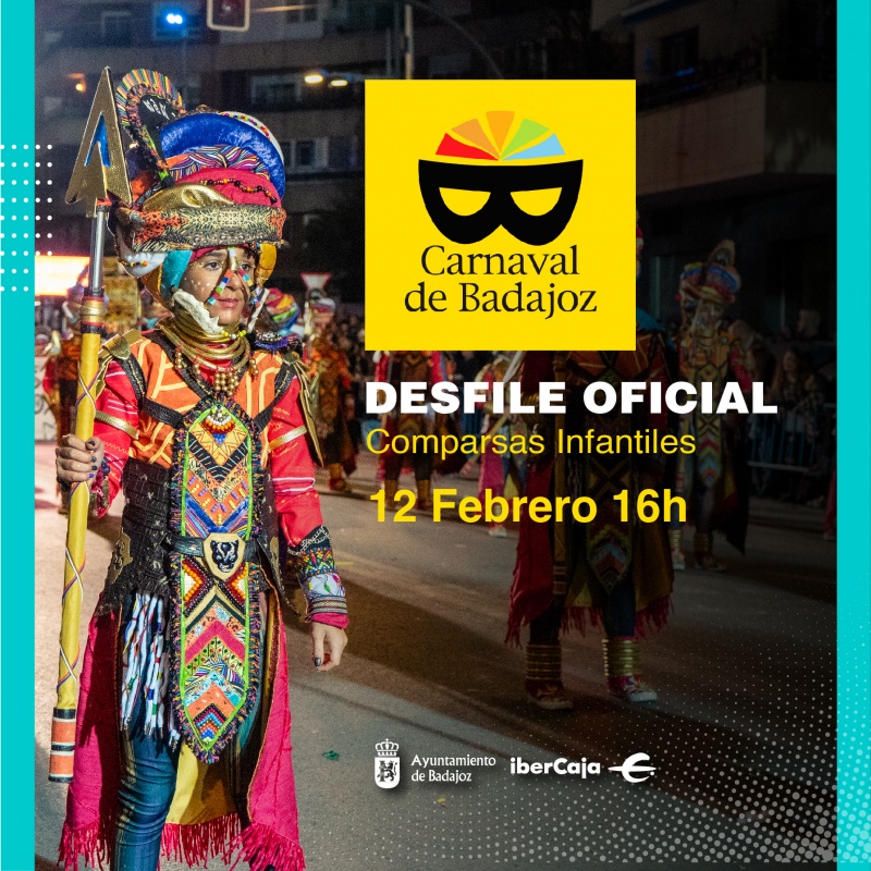 Desfile Oficial de Comparsas Infantiles del Carnaval de Badajoz