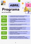 Actividades Mayores Abril