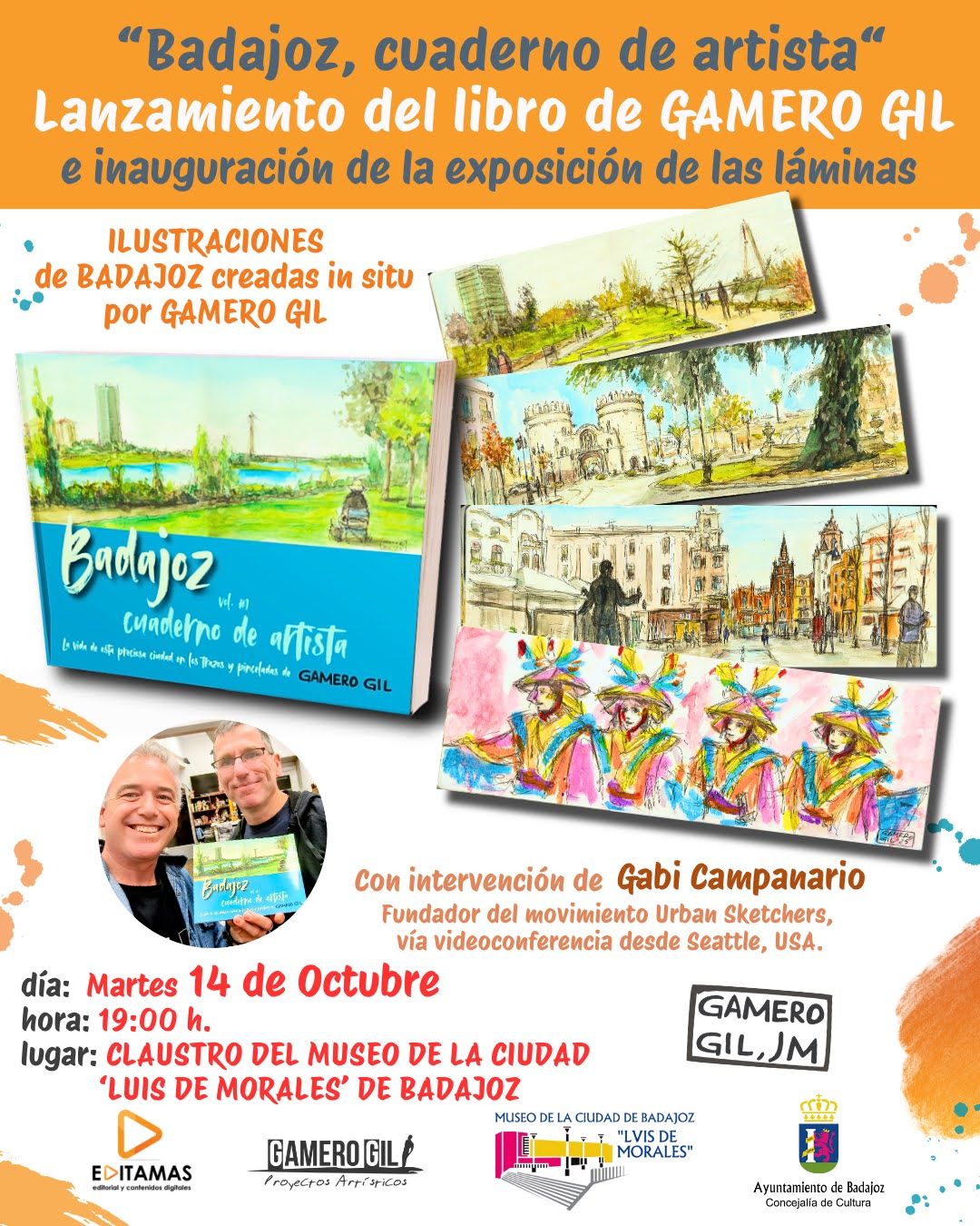 Presentacin Badajoz, cuaderno de artista