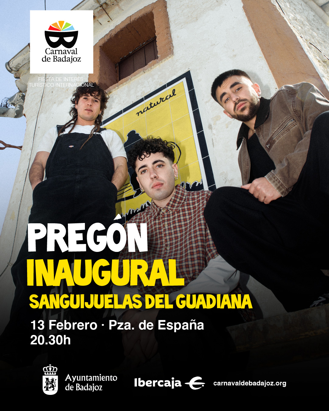 Preg�n inaugural del Carnaval de Badajoz 2026