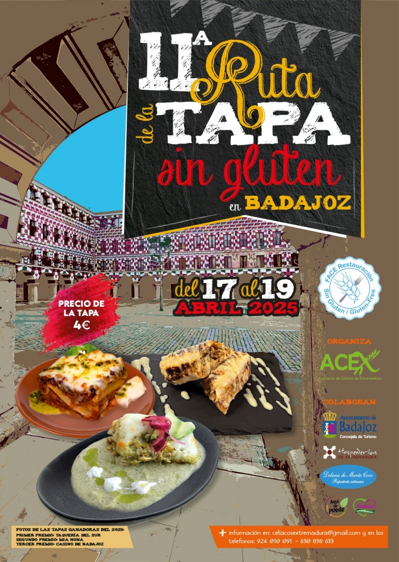 Cartel Ruta Tapa Sin Gluten 2026