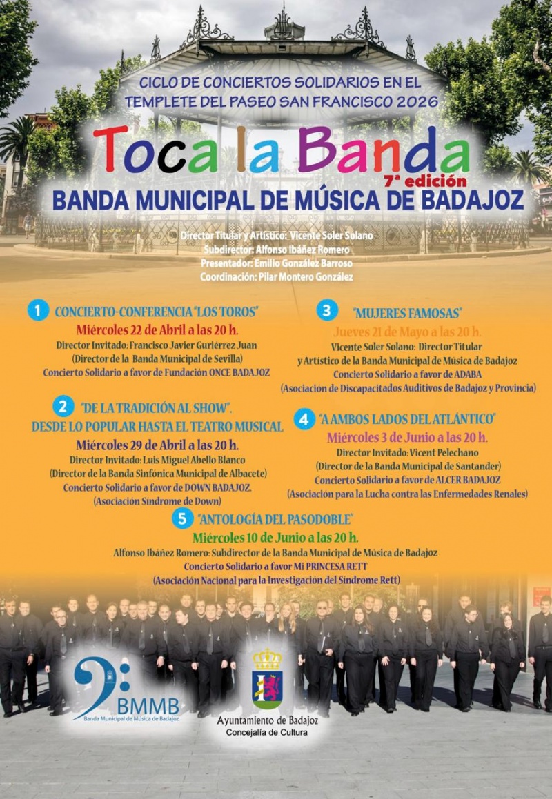 Toca la Banda Badajoz 2026