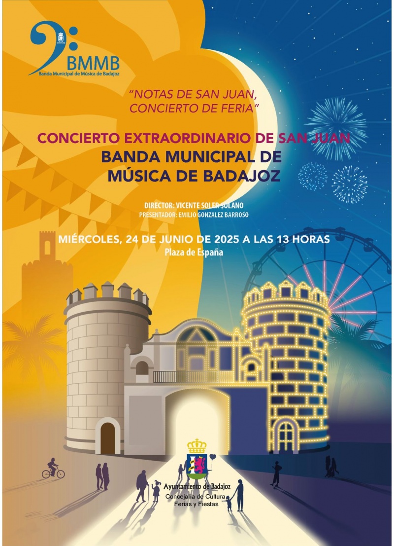 Concierto de San Juan de la BMMB: 'Notas de San Juan, concierto de Feria'