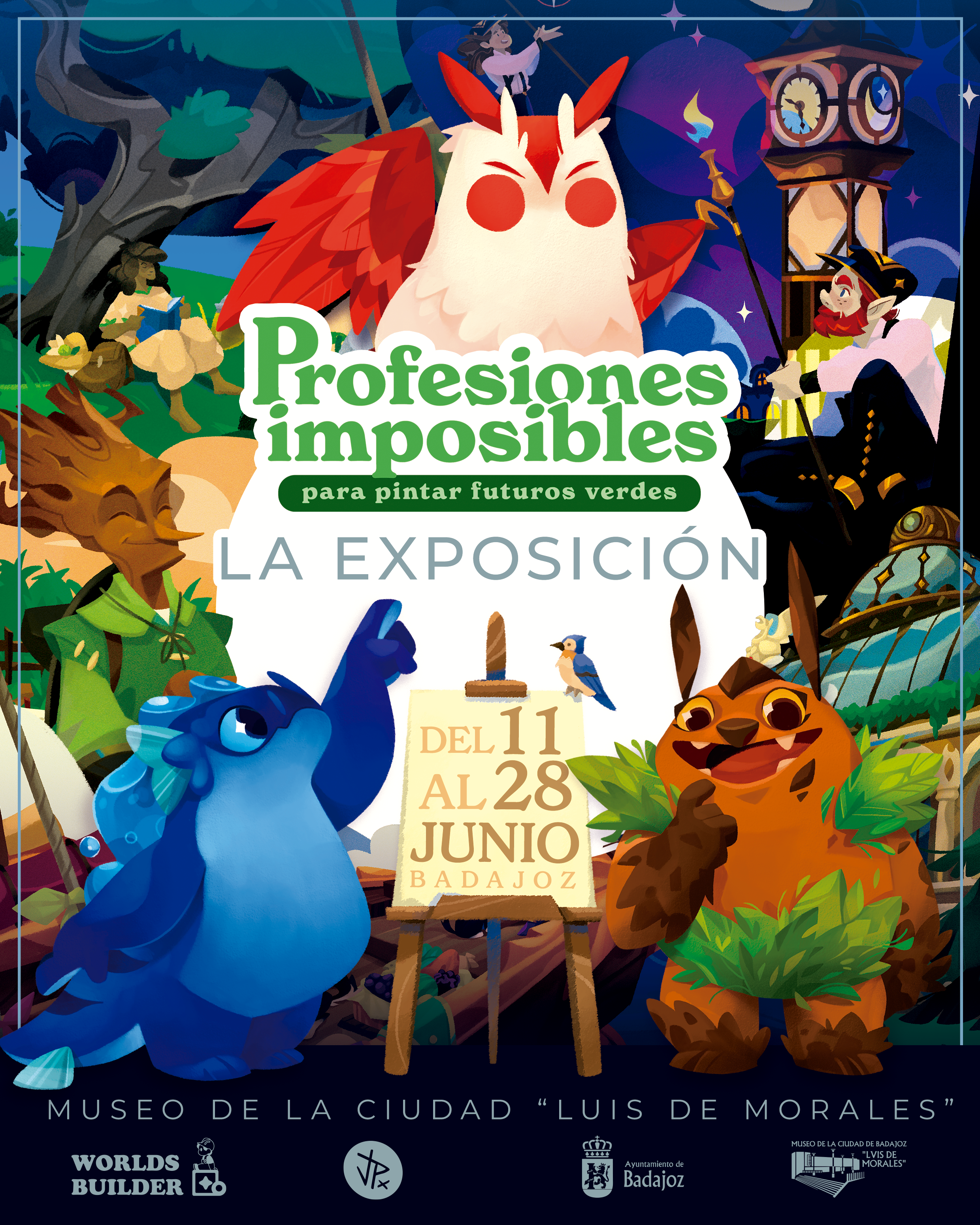Cartel Expo Profesiones imposibles
