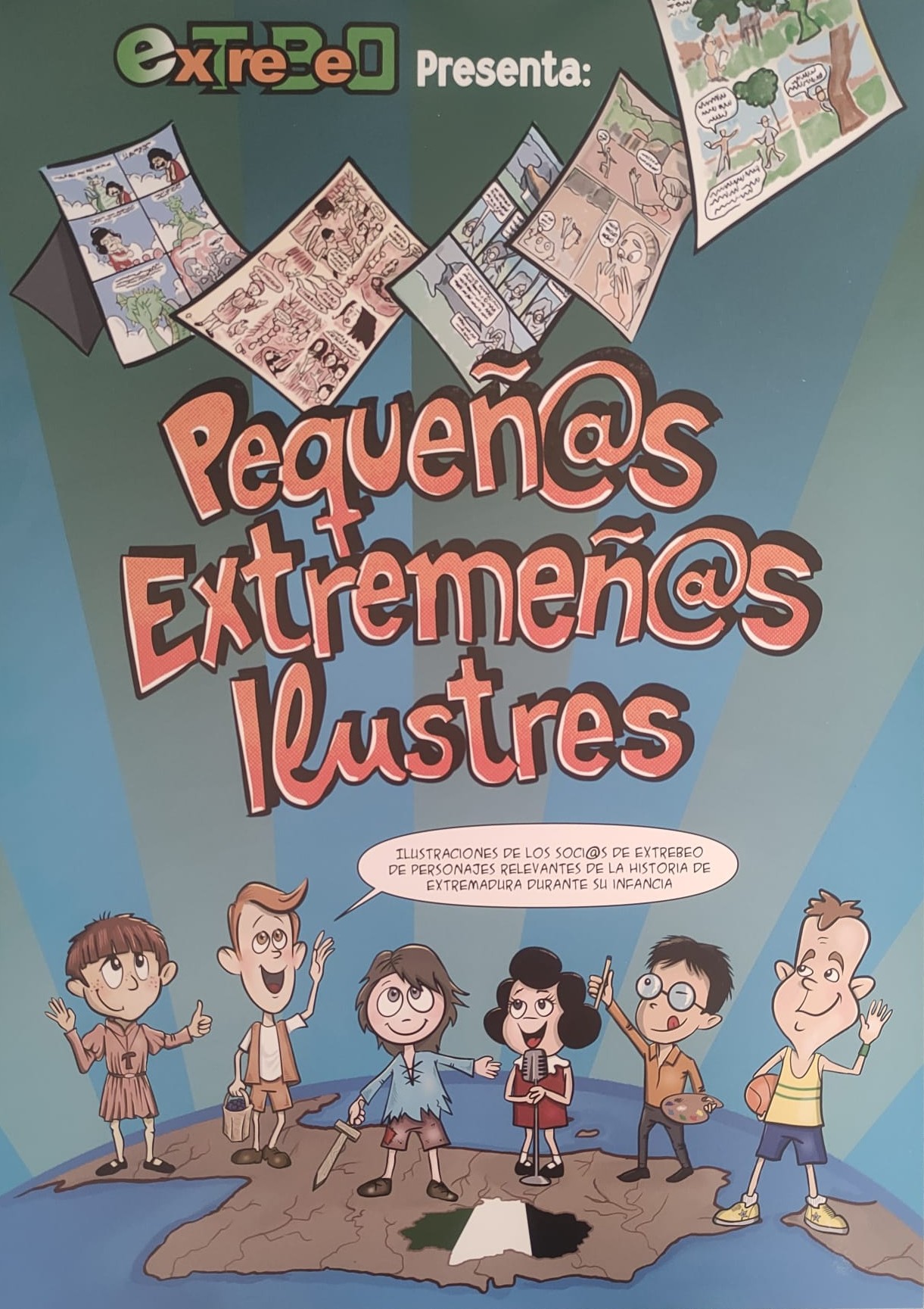 Cartel 1 Expo Pequeñ@s Extremeñ@s Ilustres