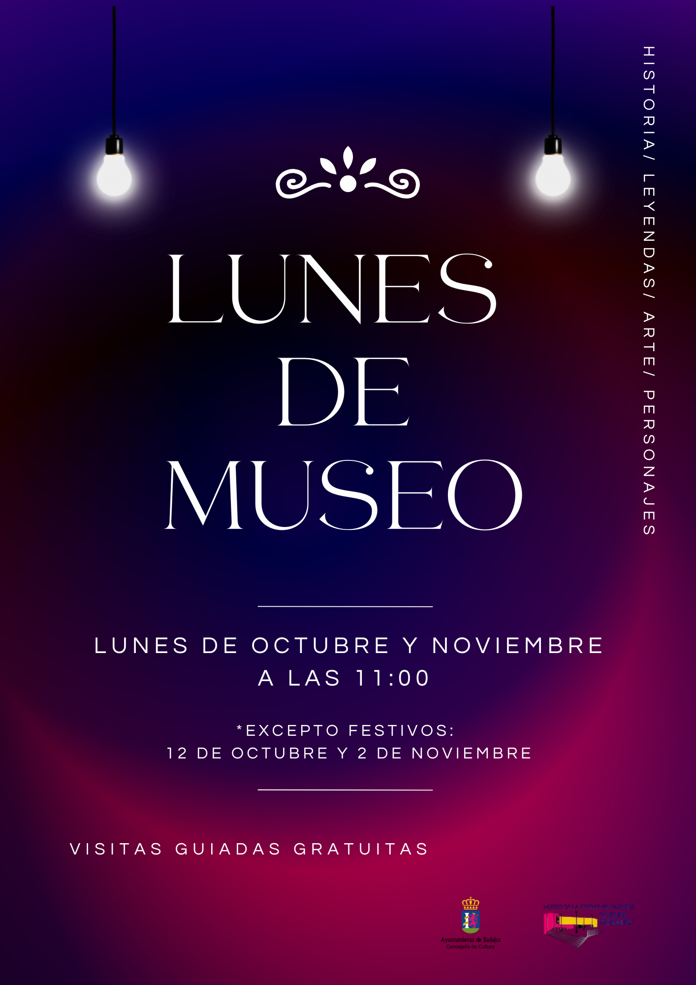 CARTEL VISITAS LUNES