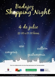 BADAJOZ CIUDAD DE COMPRAS: SHOPPING NIGHT JULIO 2015