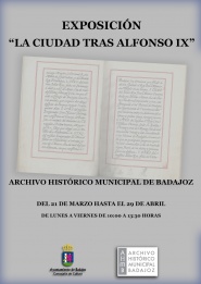 EXPOSICI�N "LA CIUDAD TRAS ALFONSO IX" EN LA SEMANA DEL LIBRO DE BADAJOZ