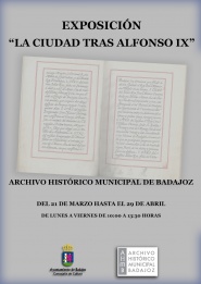 EXPOSICIN "LA CIUDAD TRAS ALFONSO IX" EN LA SEMANA DEL LIBRO DE BADAJOZ