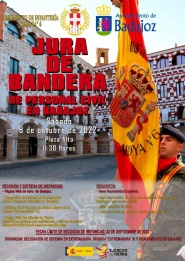 JURA DE BANDERA DE PERSONAL CIVIL EN BADAJOZ