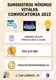 AYUDA SUMINISTROS MNIMOS VITALES 2023