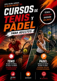 CURSO DE TENIS  Y  P�DEL 3� TURNO  2026 (OCT-NOV-DIC)