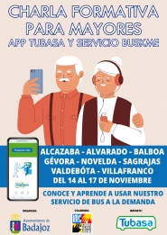 Charlas formativas para mayores APP Tubasa y Servicio busKme